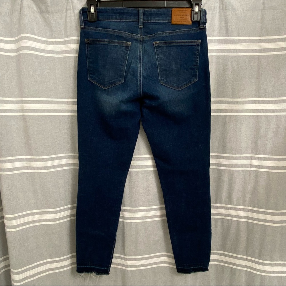 LUCKY BRAND / "Ava Crop" Mid Rise Skinny Jeans Size 6/28 - Picture 3 of 10
